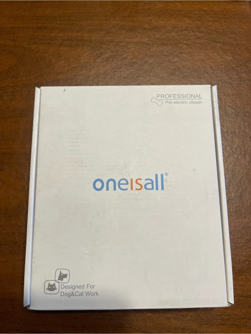Oneisall Professional Pet Electric Clipper - White Box